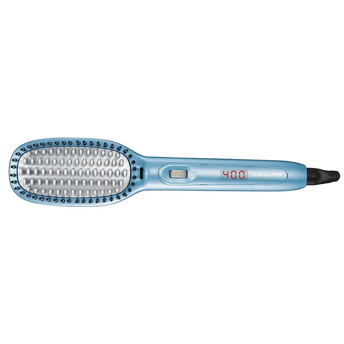 Nano Titanium Flat Iron & Paddle Brush Hair Styling Set