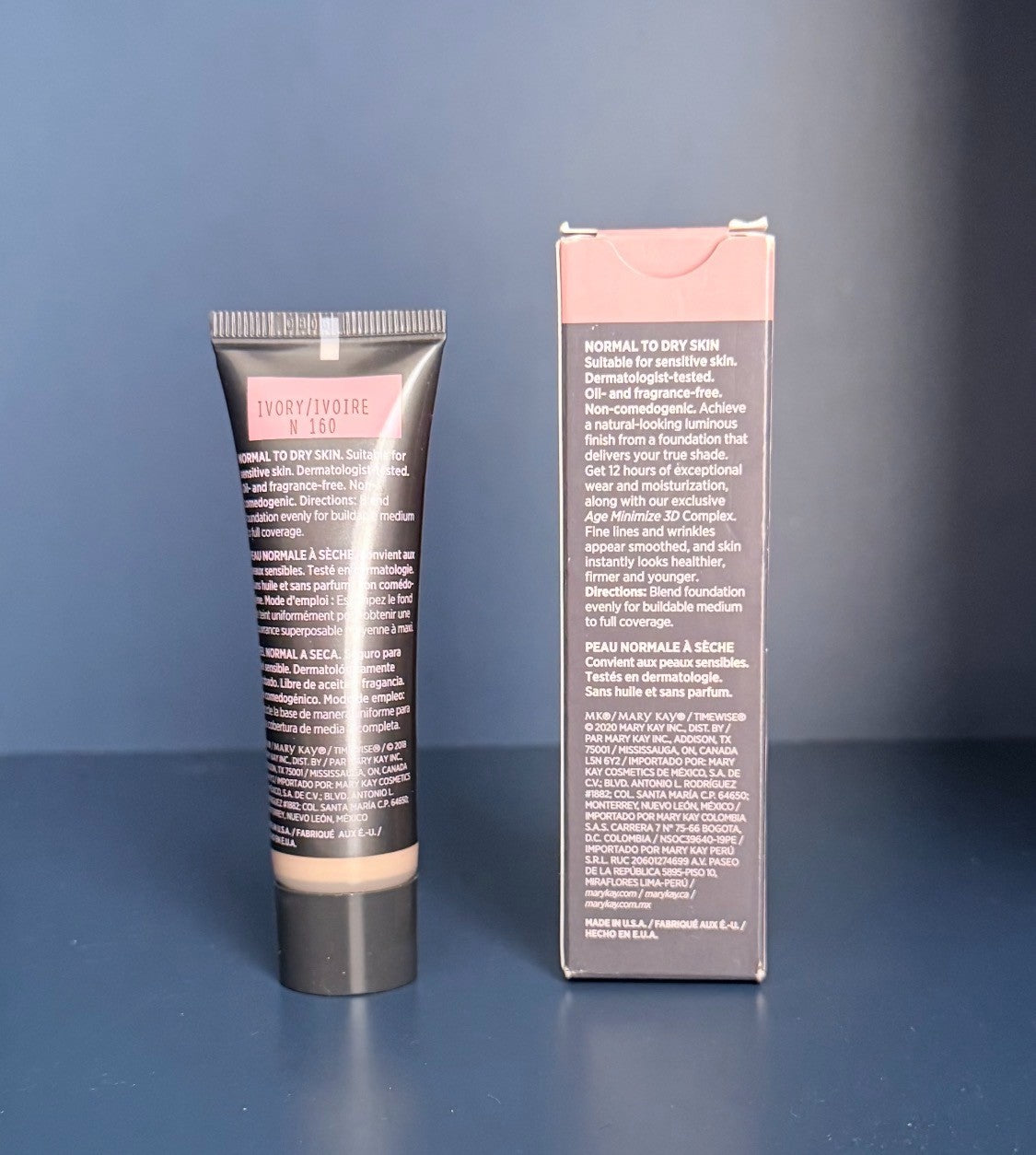 Mary Kay TimeWise Luminous 3D Foundation Ivory N-160 - Hydrating, Radiant Finish