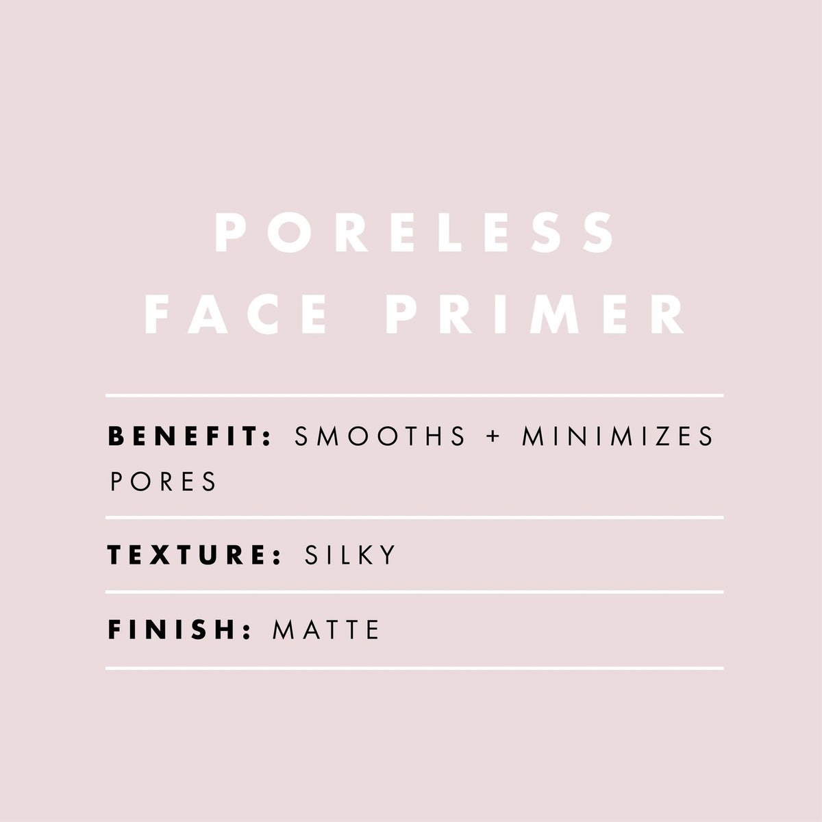 E.L.F. Poreless Face Primer - Matte Makeup Base for Minimized Pores & Shine