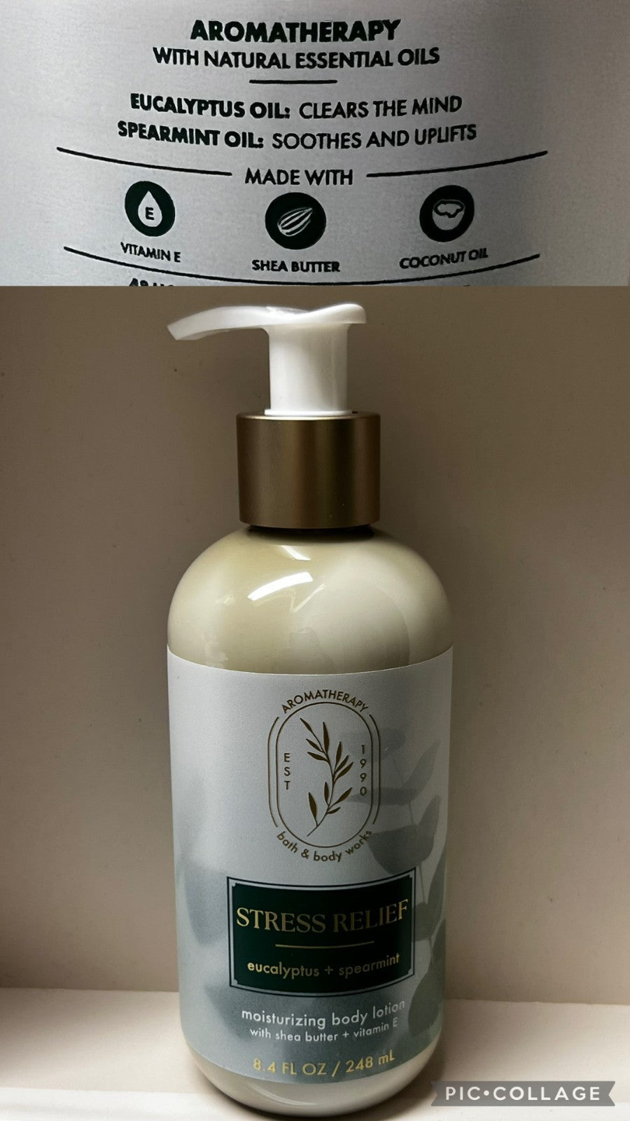 Aromatherapy Shea Butter & Coconut Oil Lotion 8.4oz