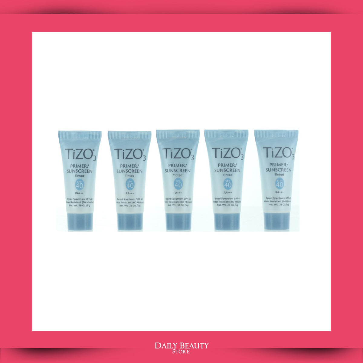 Tinted Mineral Sunscreen SPF 40 Sample Pack - Sensitive Skin
