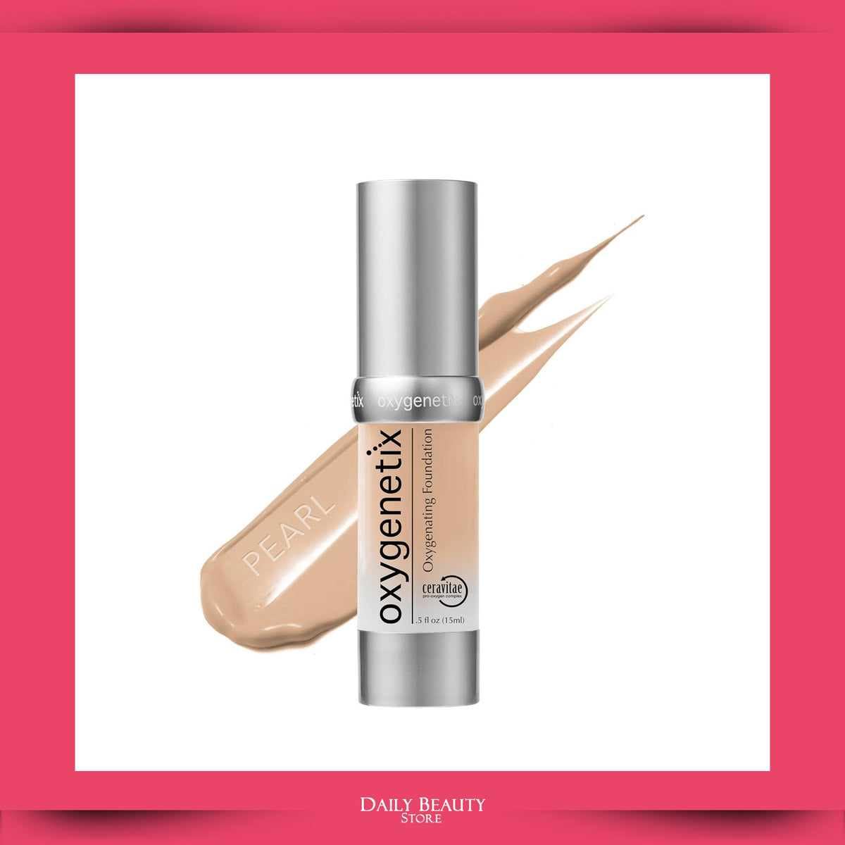 Oxygenating Foundation 15ml - Pearl, SPF 25 for Sensitive Skin
