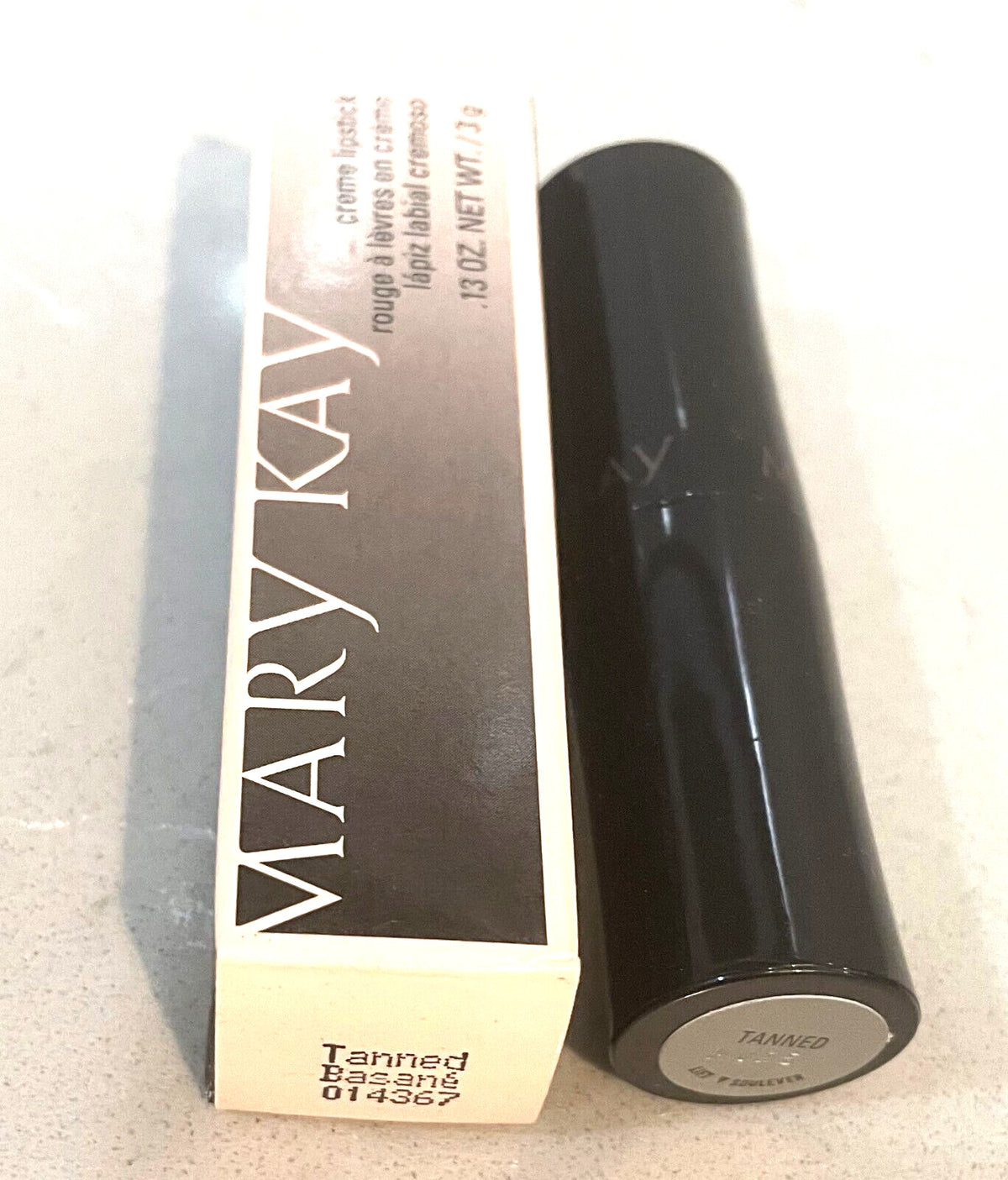 Mary Kay Tanned Basane Creme Lipstick - Full Size 0.13 Oz, New in Box