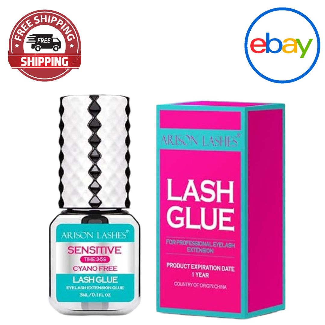 Sensitive Eyelash Extension Glue 3-4 Seconds Drying Time 5-6 Weeks Retention