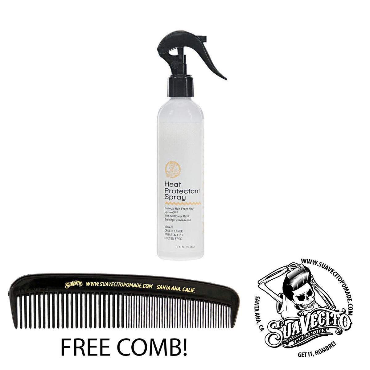 Heat Protectant Spray for Hair - Up to 450°F, Nourishing, Lightweight