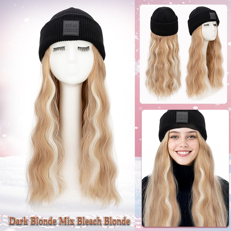 Adjustable Baseball Cap Wig with Hair Piece - Short Long Synthetic Hair