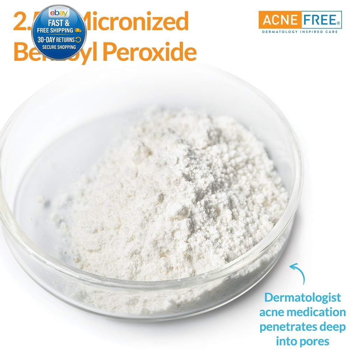 Oil-Free Acne Cleanser with Benzoyl Peroxide & Glycolic Acid - 8 Fl Oz