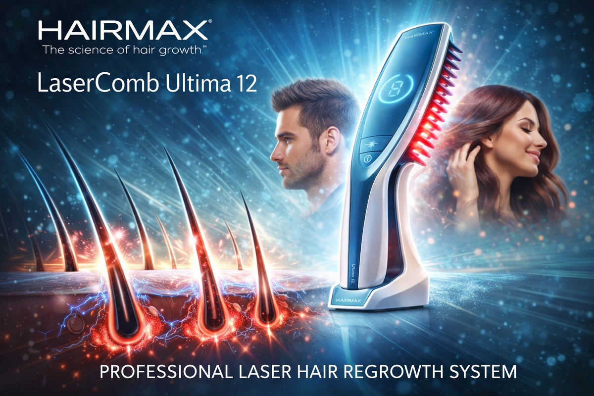Hairmax Ultima 12 LaserComb - Laser Hair Regrowth Device