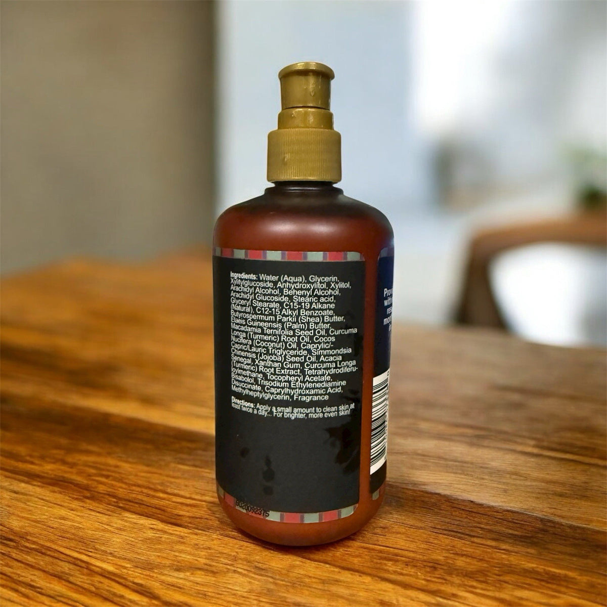 Nefertiti Skin Brightening Lotion - Hydrating Body Moisturizer with Turmeric & Shea - 12 oz