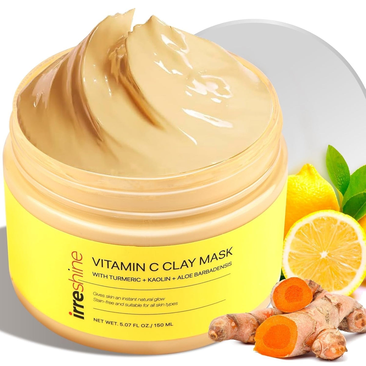 Vitamin C Clay Mask with Turmeric - 2 Pack, 5.07 fl oz