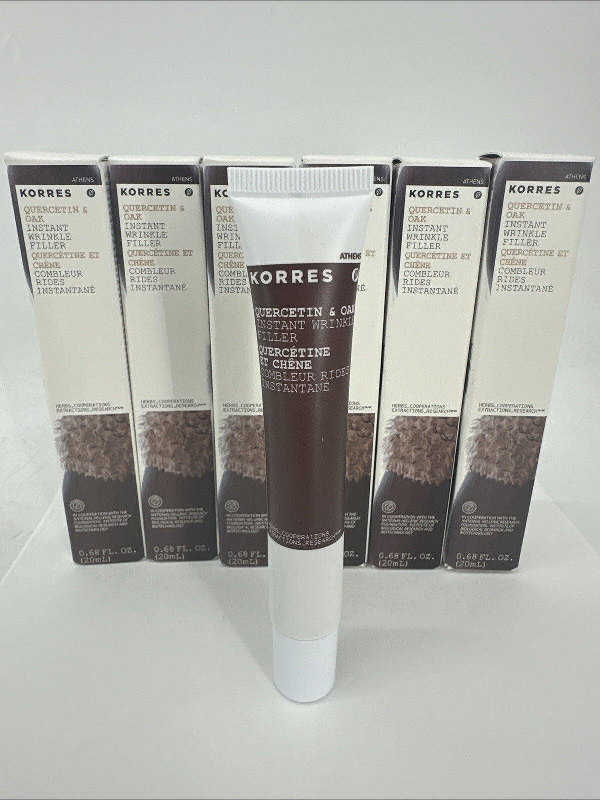Korres Quercetin & Oak Instant Wrinkle Filler Set - 6 Full-Size 0.68 fl oz