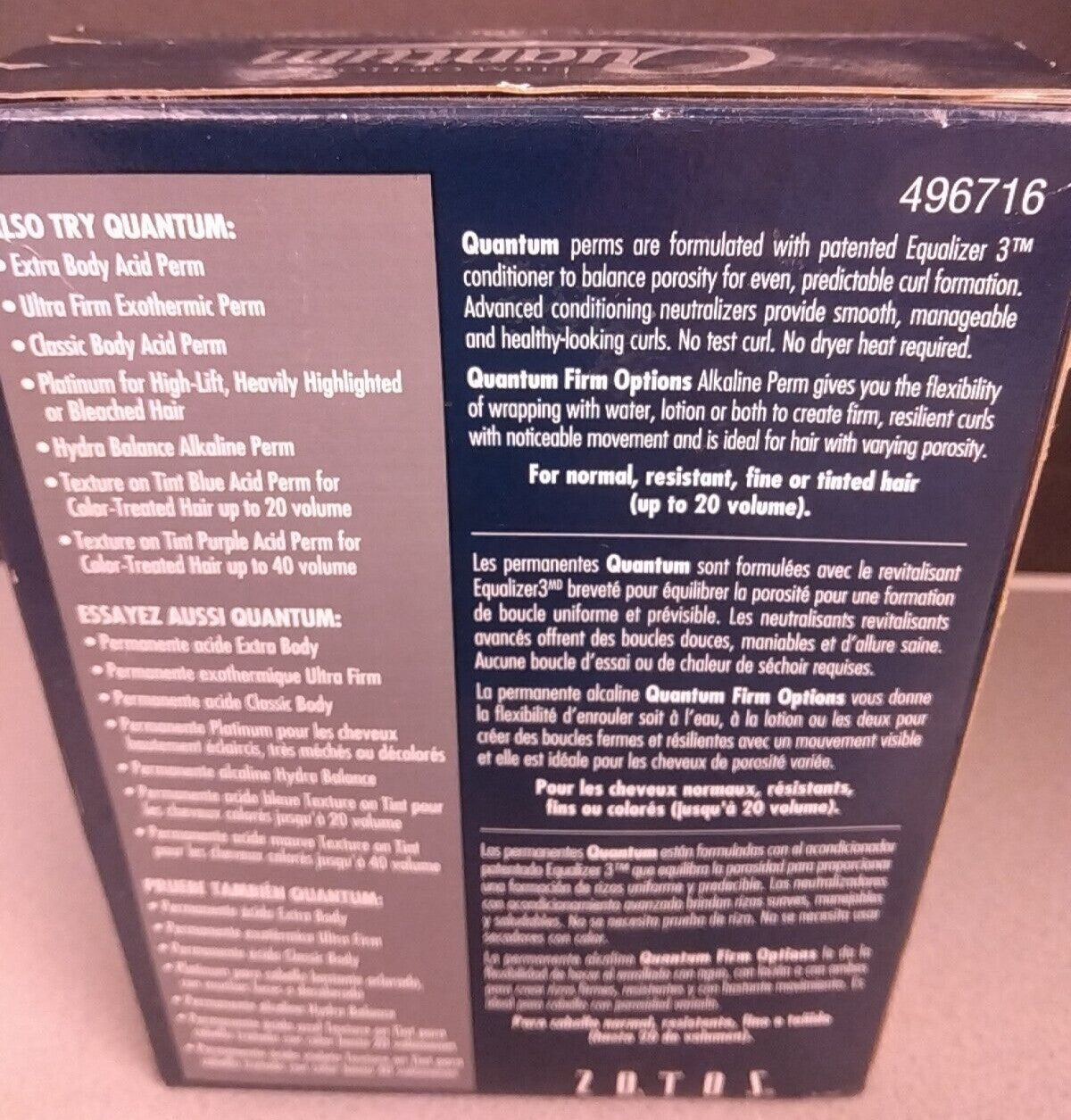 Alkaline Hair Perm Solution for Normal Resistant or Tinted Hair - Quantum