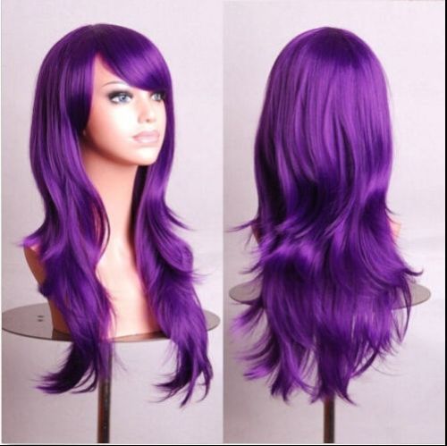 Long Curly Cosplay Wig 70cm Wavy Costume Party Hair Anime Wigs