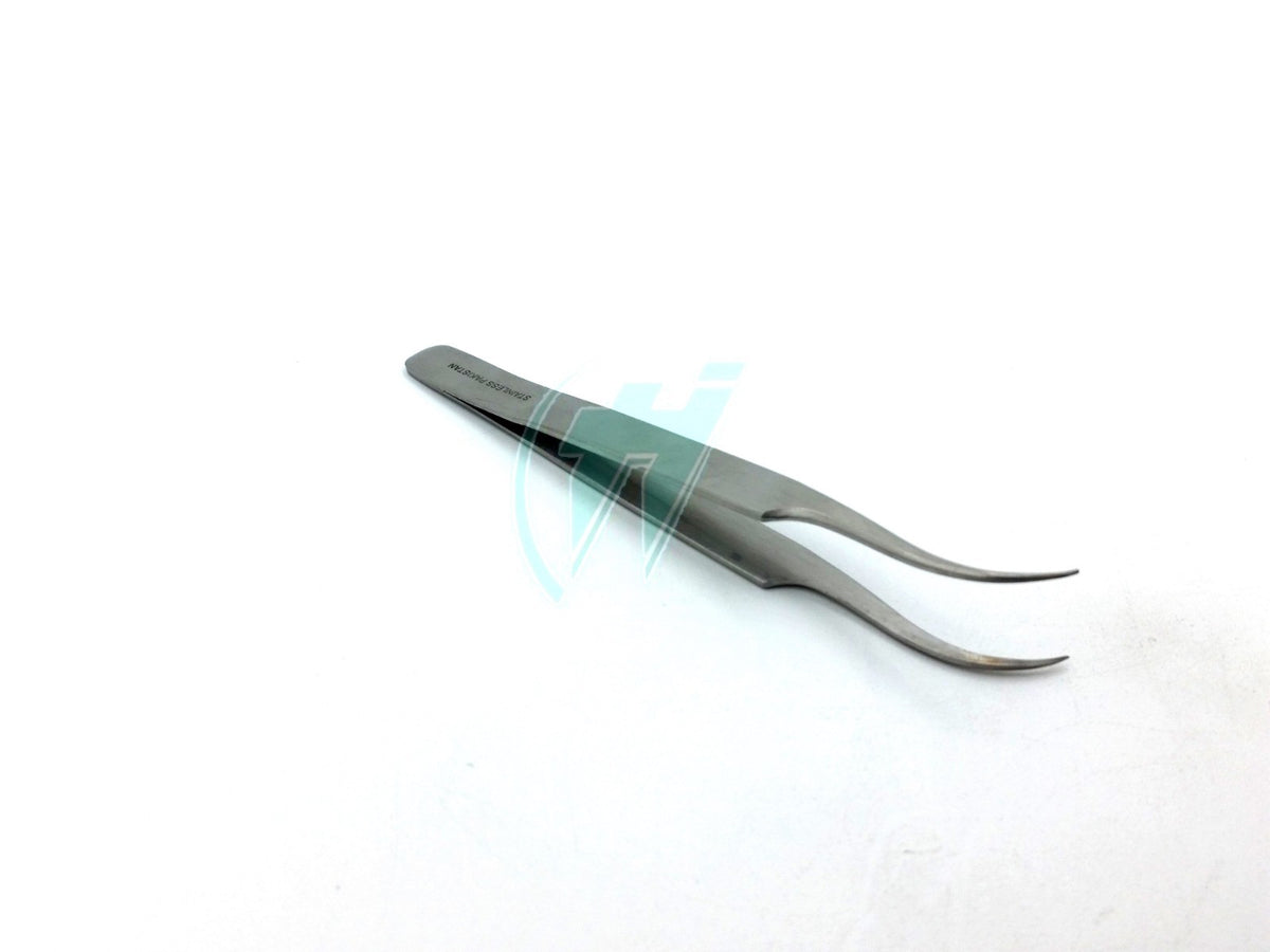 Eyelash Extension Tweezers Curved Stainless Steel Precision Tool