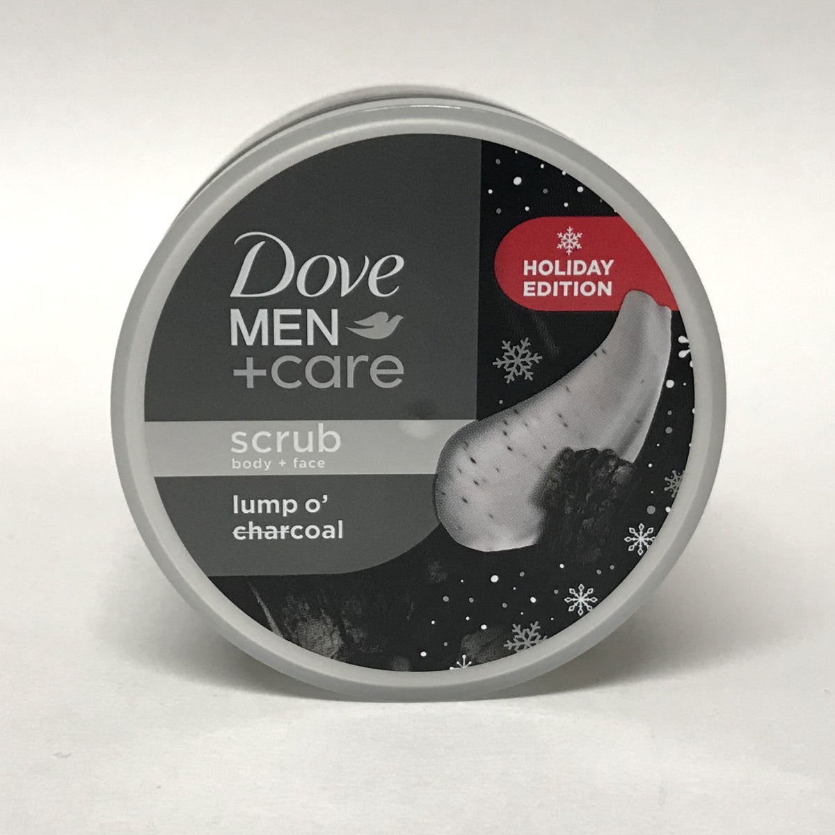 Dove Men + Care LUMP O’ CHARCOAL Scrub Body & Face, 3.5oz | Holiday