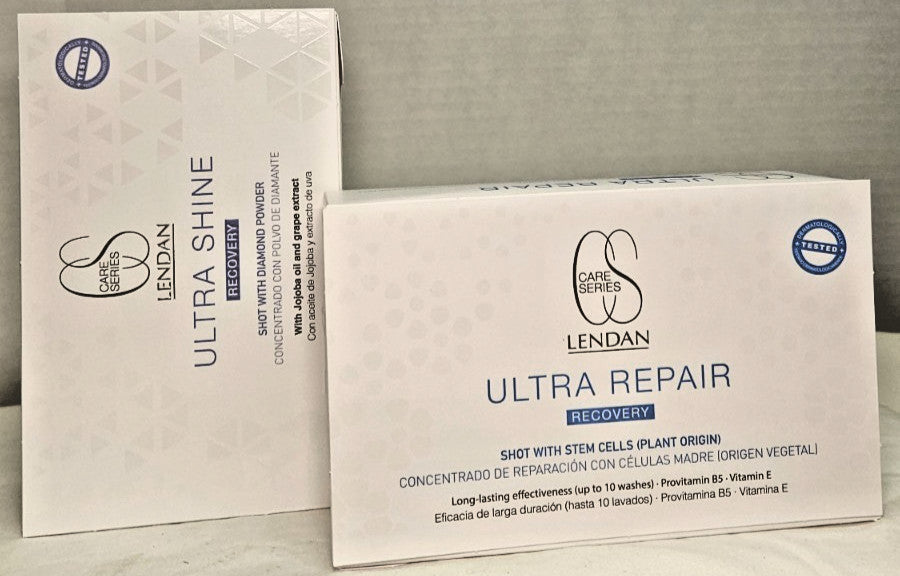 Hair Care Kit with 6 Ampoules for Ultra Recovery & Shine - 0.34 fl oz Each