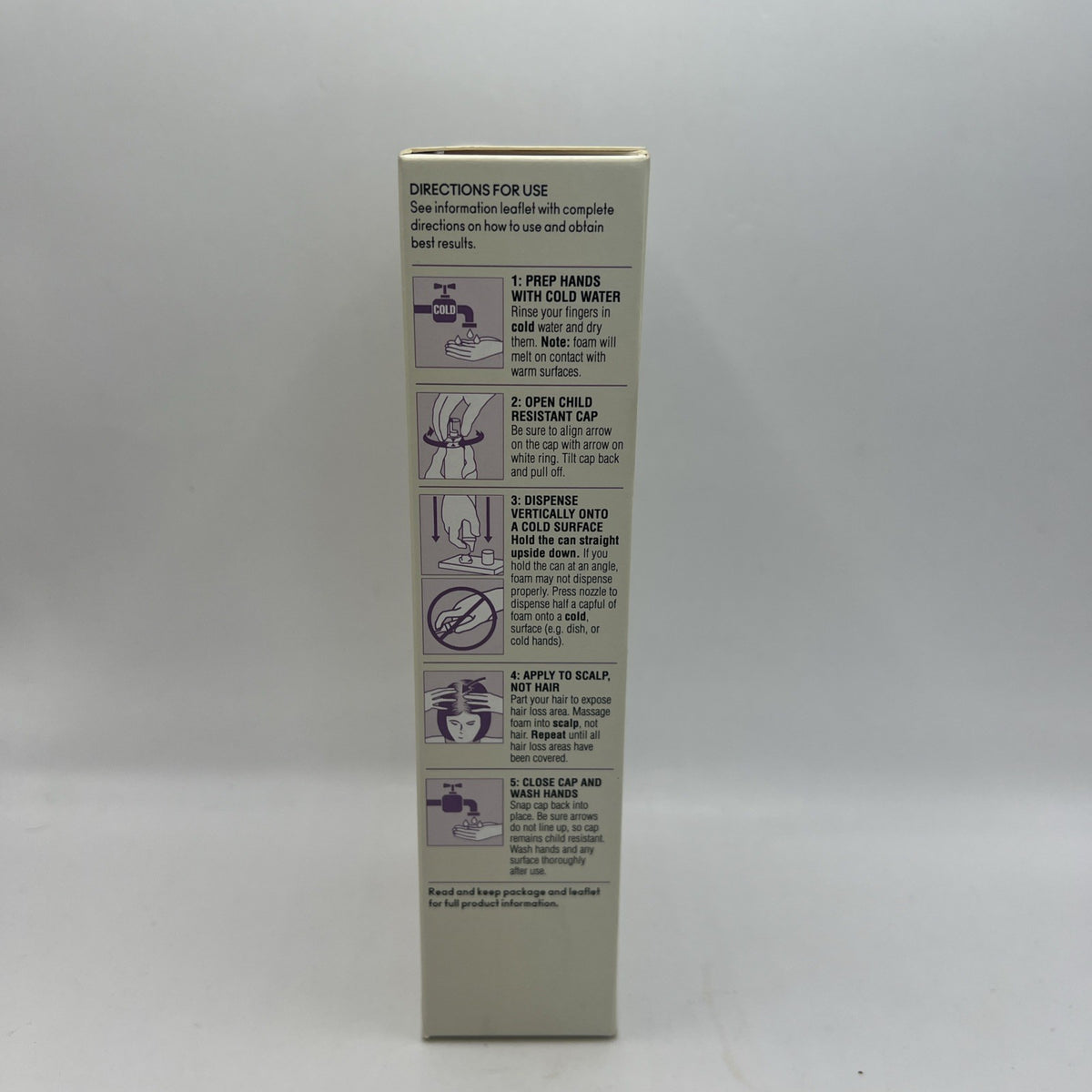 Minoxidil 5% Topical Aerosol for Women Hair Regrowth - 2 Pack