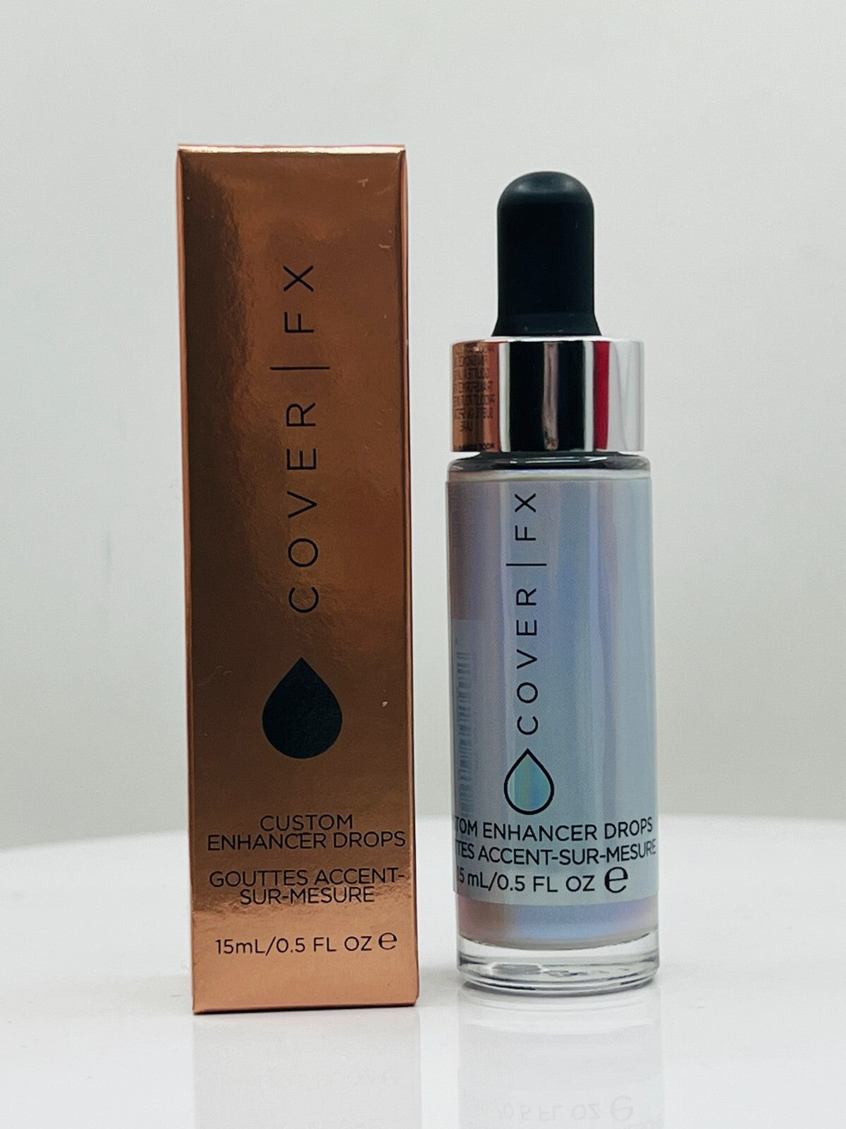 Cover FX Custom Enhancer Drops Halo - 0.5oz Liquid Highlighter Makeup