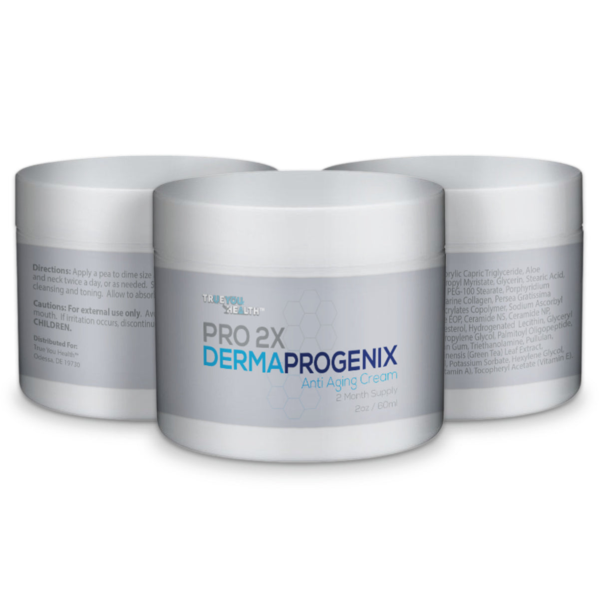 Anti-Aging Skin Care Cream with Collagen & Vitamin C - 2 Month Supply