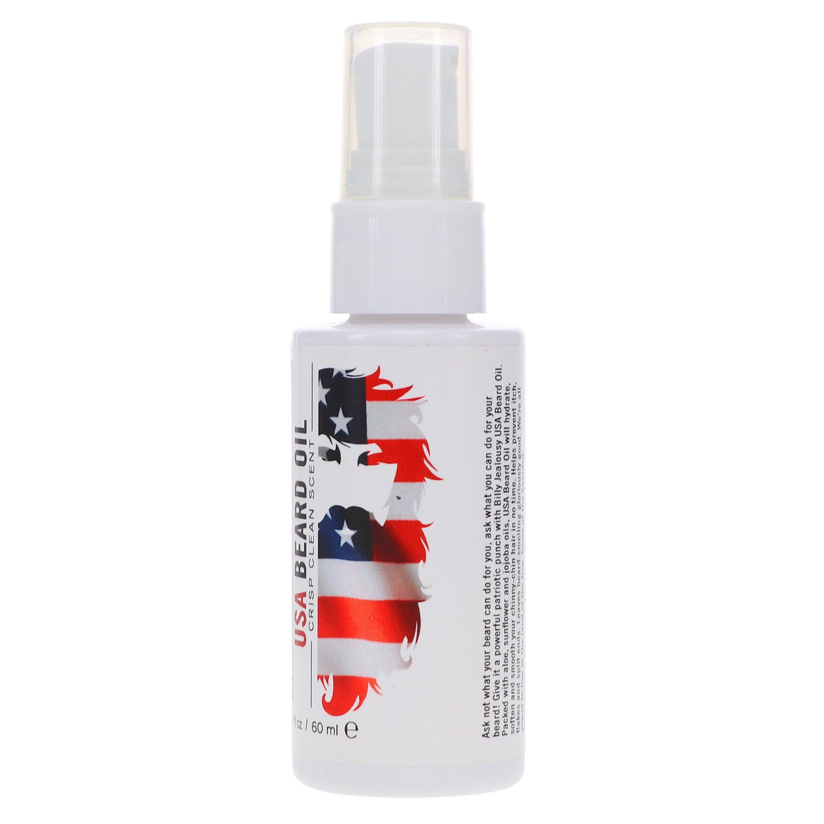 Beard Oil 2 oz for Moisturizing & Nourishing Facial Hair - USA Made