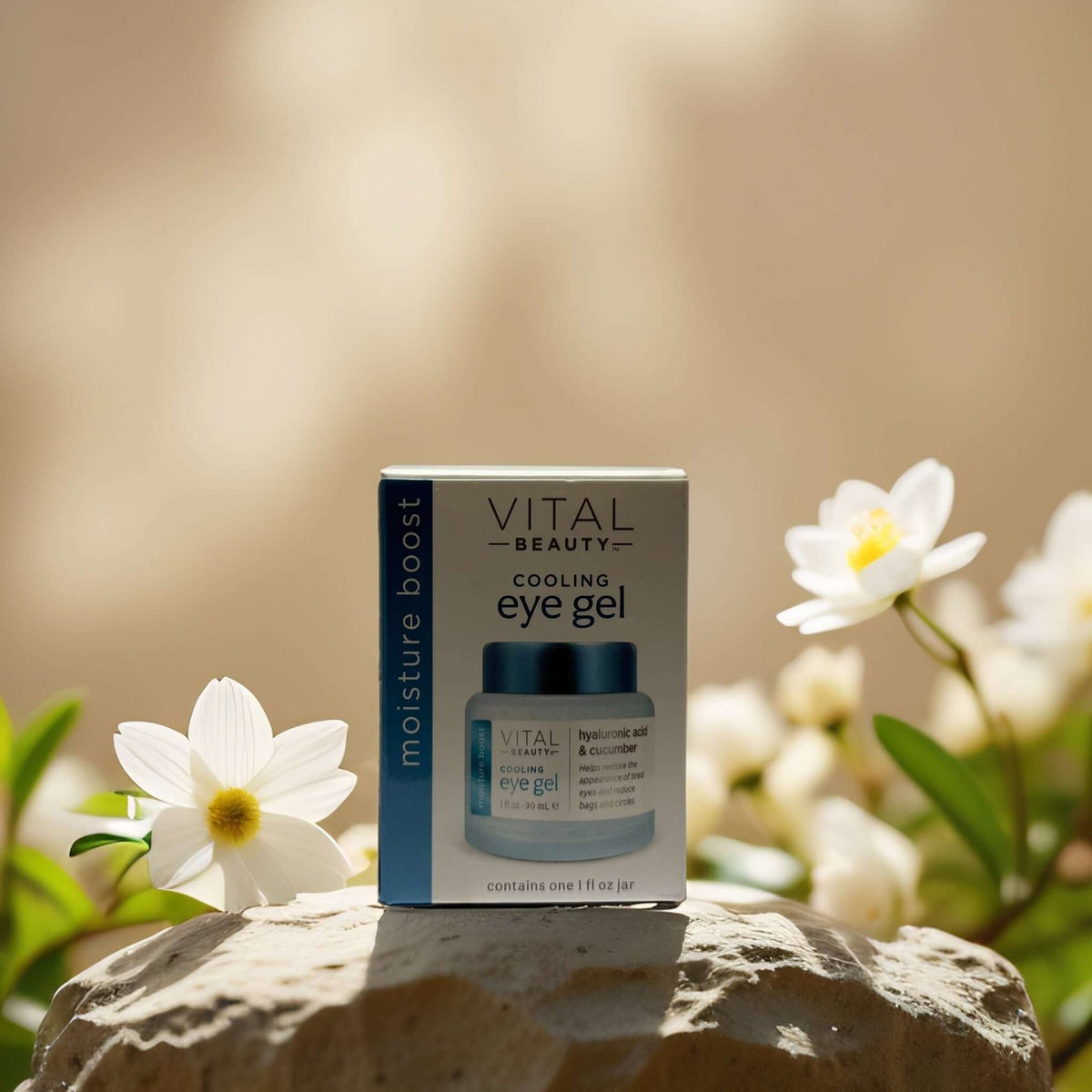 Cooling Eye Gel for Puffiness Reduction Hydrating Under-Eyes 1 oz
