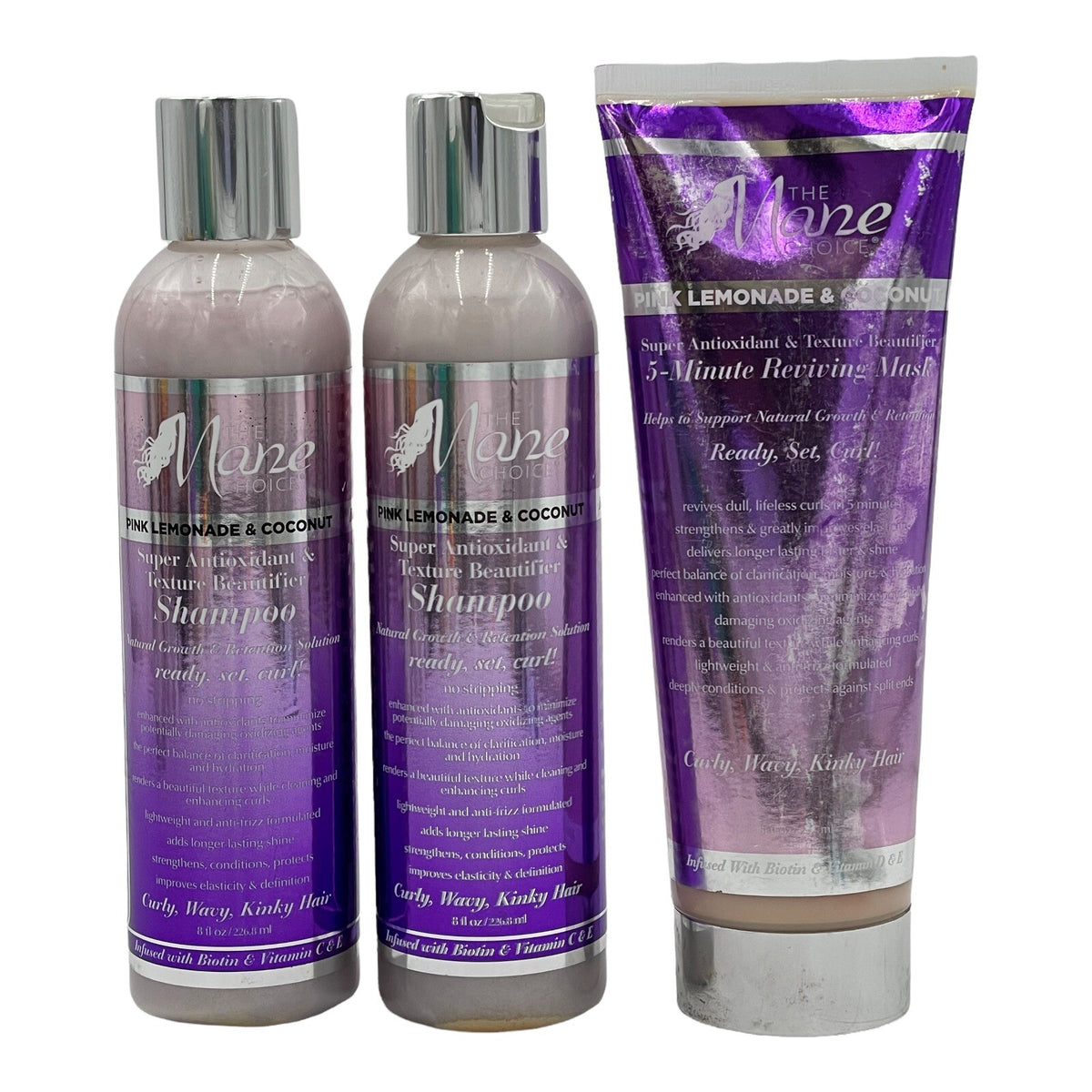 The Mane Choice Pink Lemonade & Coconut (2) Shampoo 5 Minute Reviving