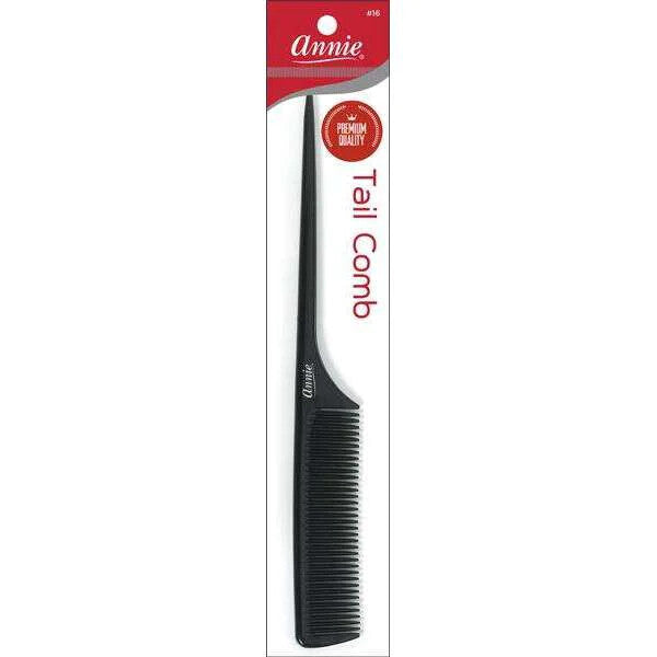Hair Styling Rat Tail Comb - Black, Fine Tooth, Professional Hair Comb