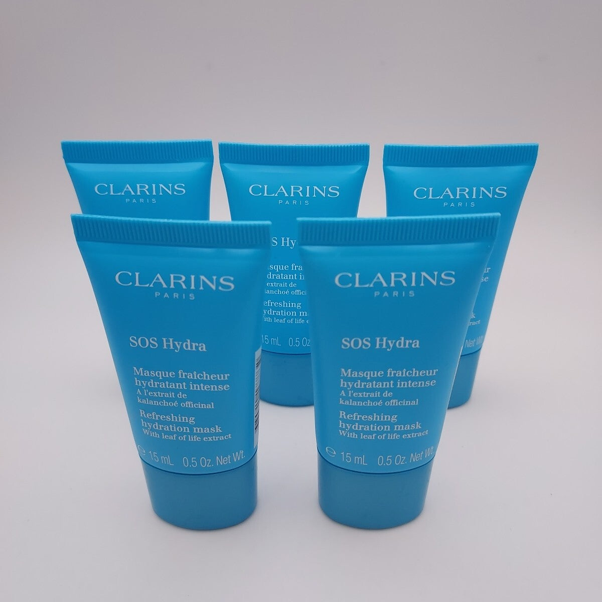 Clarins SOS Hydra Refreshing Hydration Mask .5oz (5-Pack)