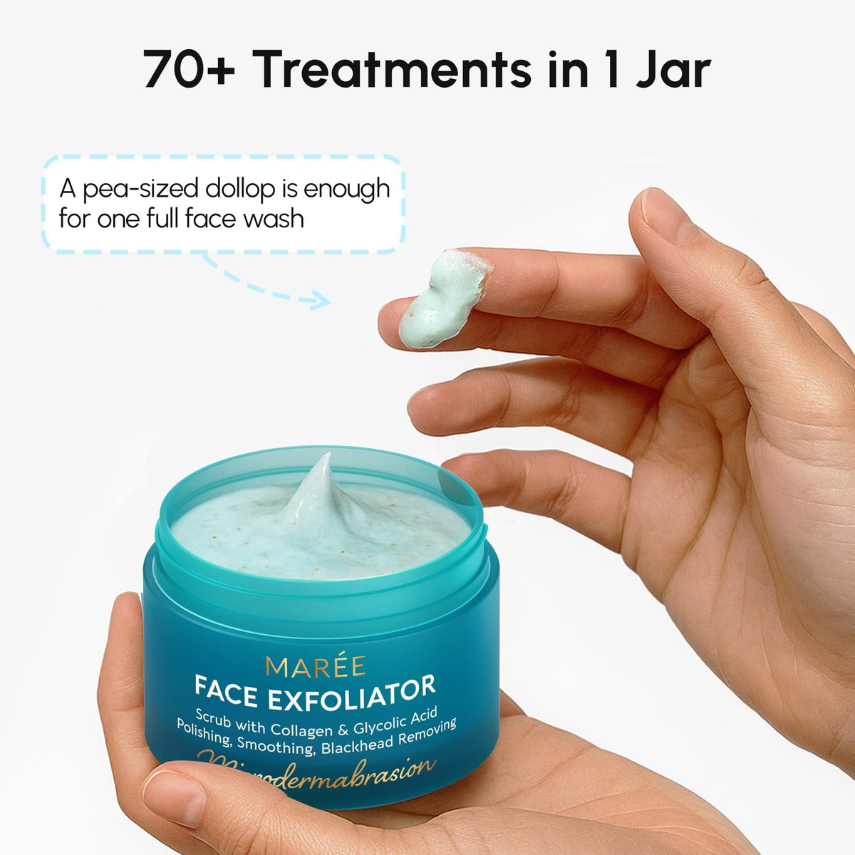MAREE Face Exfoliator — Microdermabrasion Facial Scrub Exfoliating