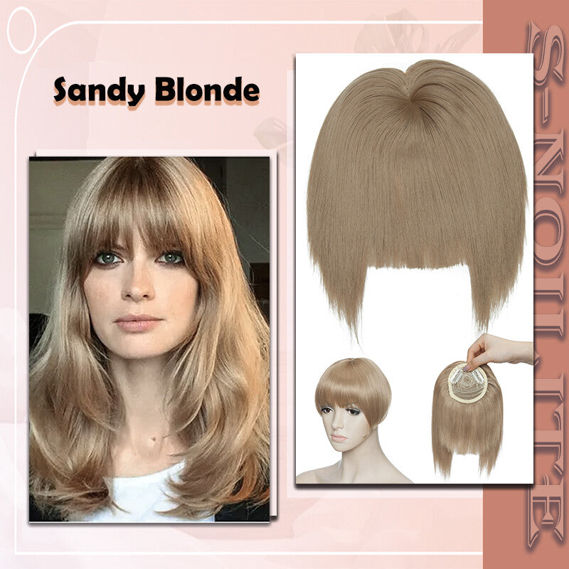 French Style Clip-In Bangs Hair Extensions - 11 Inches Natural Look