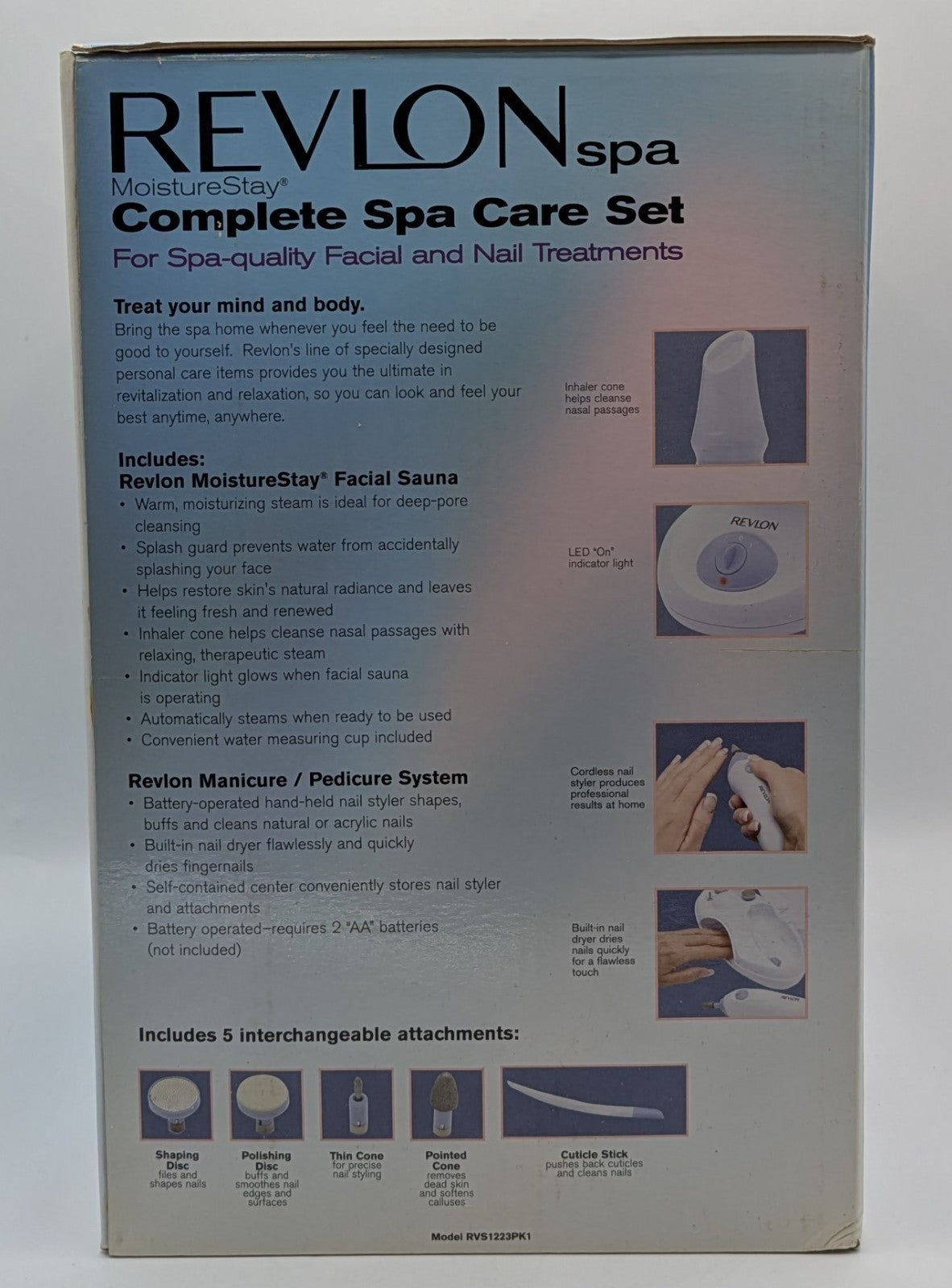 Revlon Spa MoistureStay Complete Spa Care for Facial and Nail Treatments