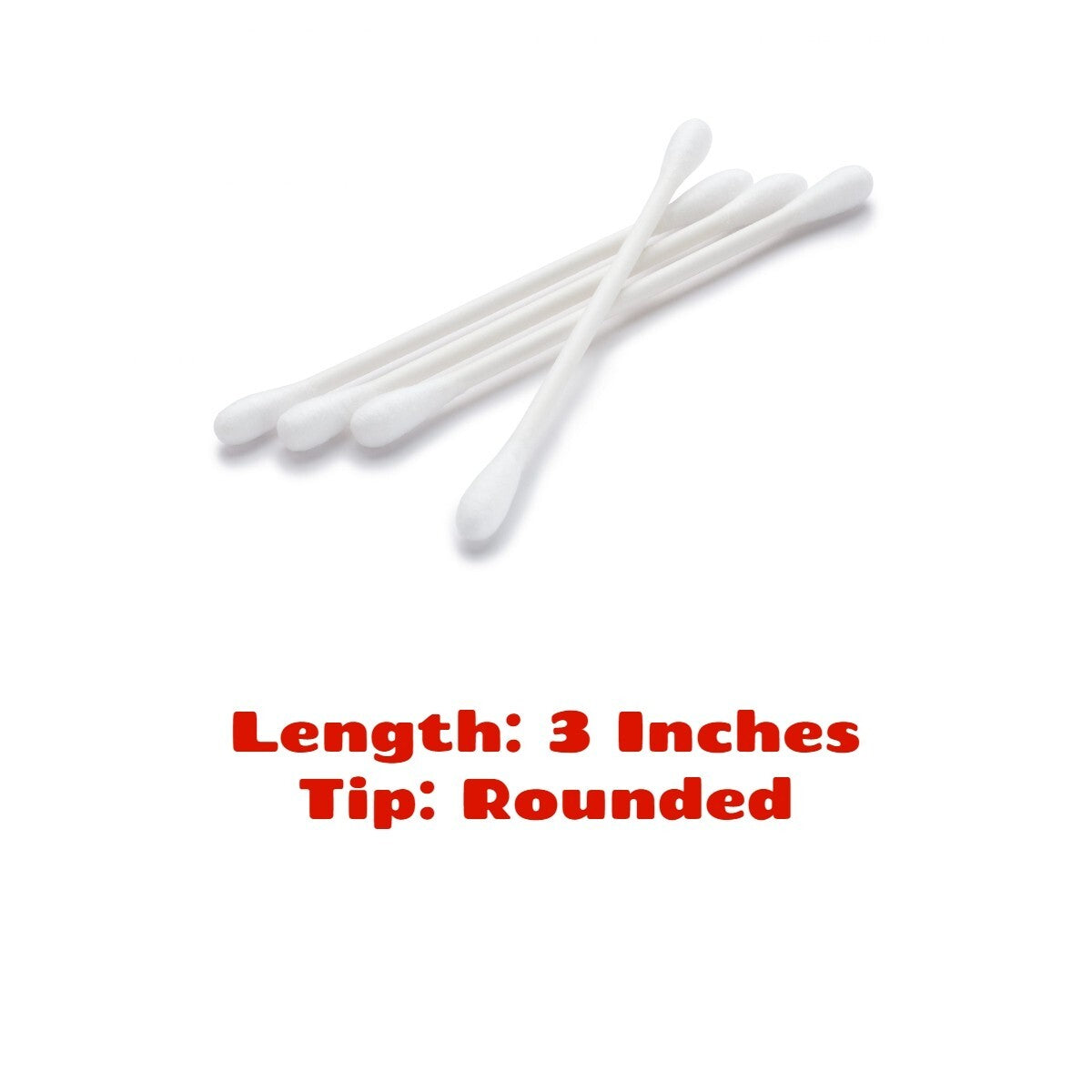 Plastic Cotton Swabs 2000 Count Double-Tipped Cleaning Applicators