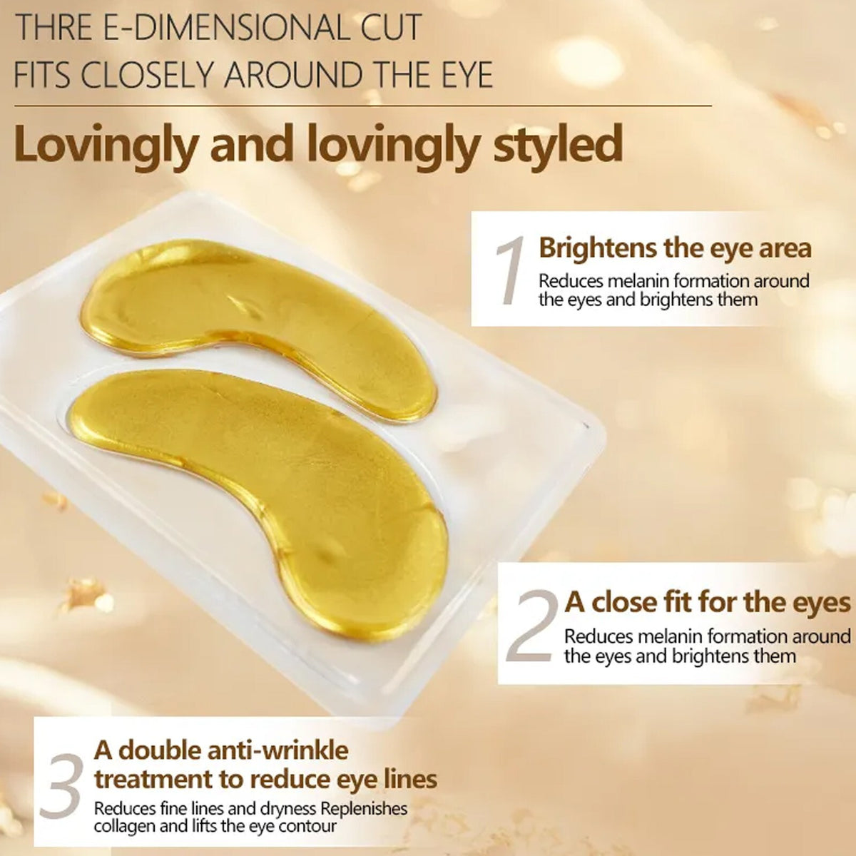 Snail Secretion Collagen Eye Mask - 12 Pack