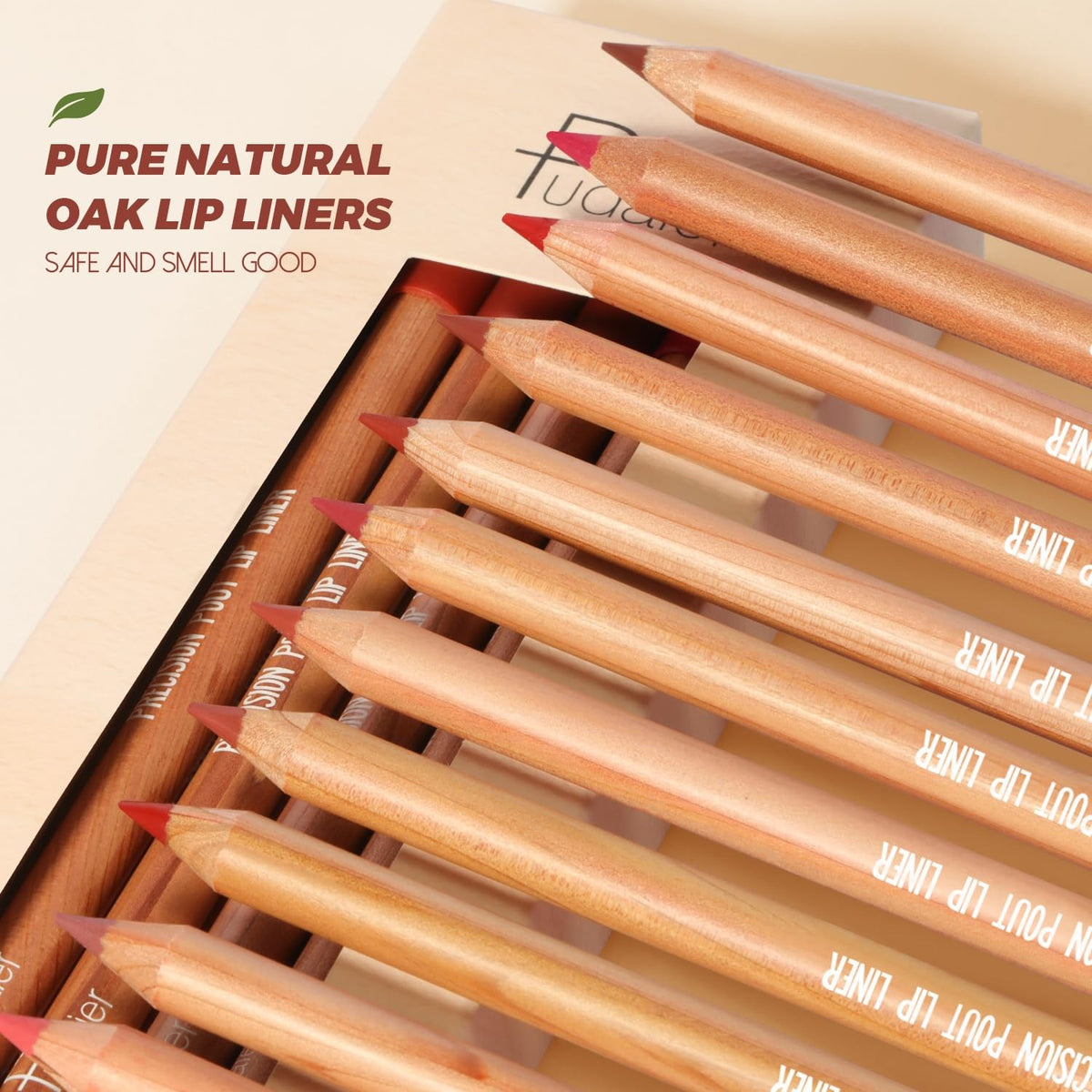 Lip Liner Set 12 Colors - Matte Waterproof Cruelty-Free Makeup Kit
