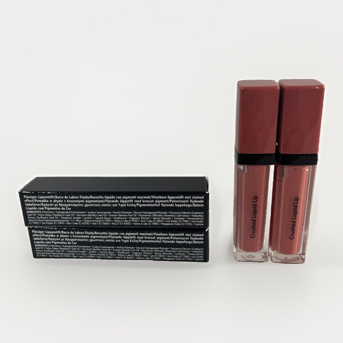 2 Pack Bobbi Brown Crushed Liquid Lip Juicy Date 0.2oz Lip Gloss Set