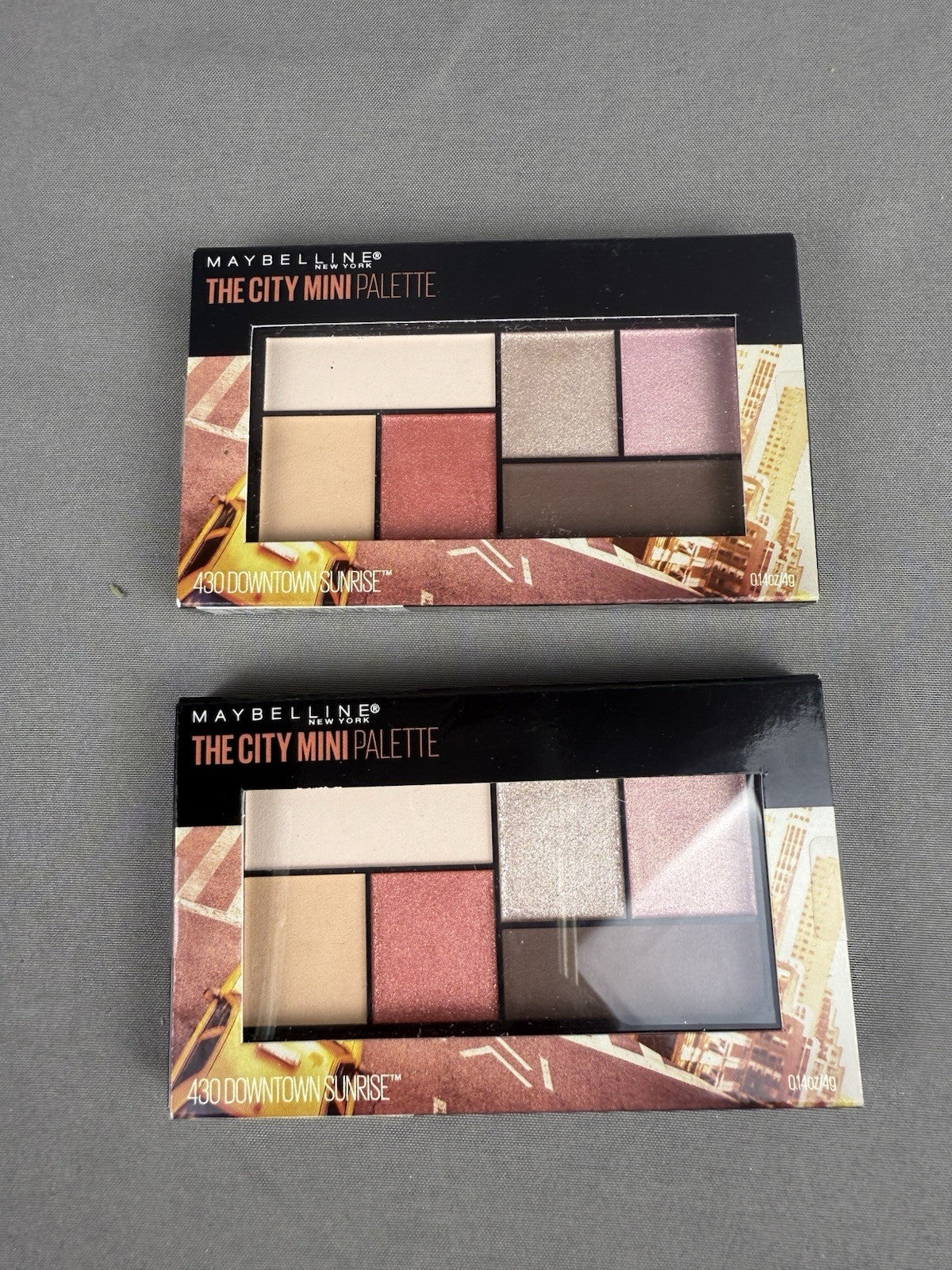 Maybelline City Mini Eyeshadow Palette Set - Downtown Sunrise, 0.14 oz, Duo
