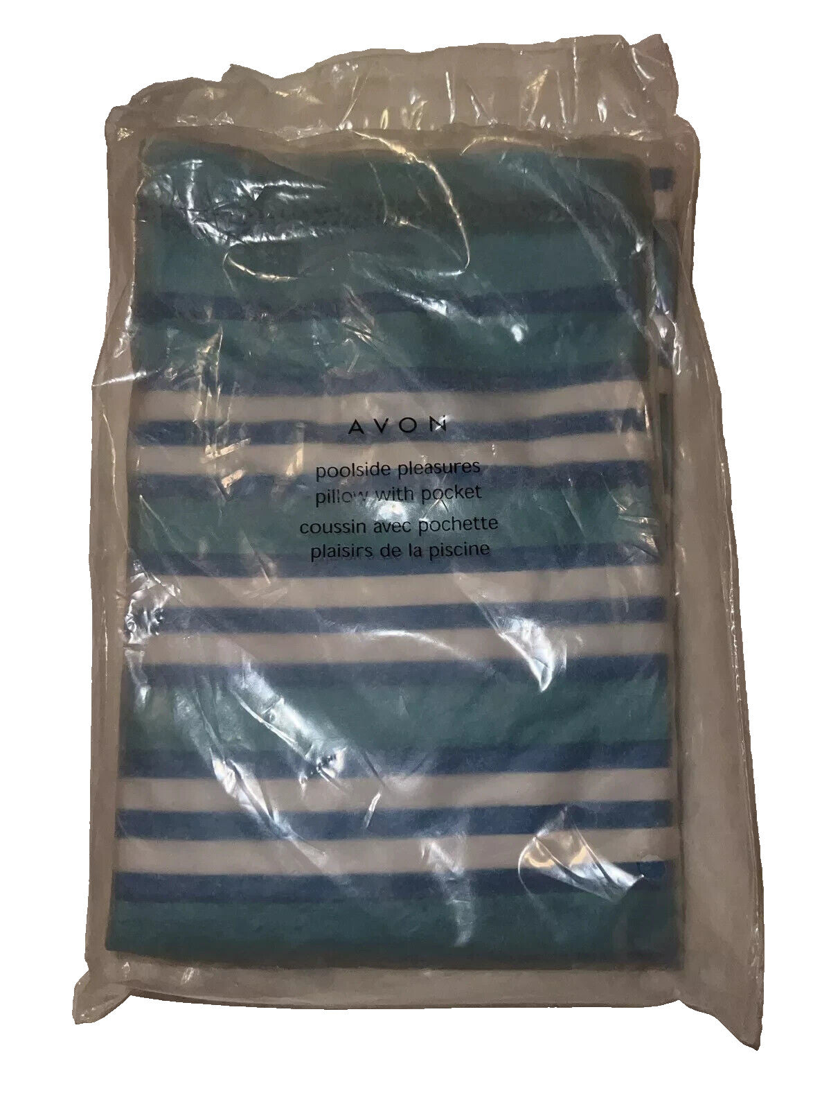 Poolside Pillow with Pocket - Outdoor Water-Resistant Cushion