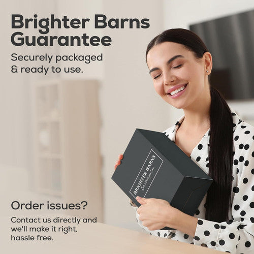 White Shampoo and Conditioner Dispenser Set by Brighter Barns - Shower