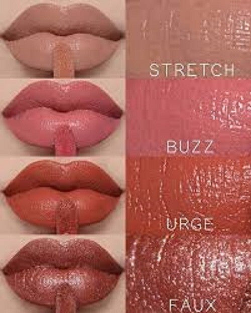 Lip Gloss Set - Shimmering Rose Gold Faux, 2-Pack, Long-Wear & Moisturizing