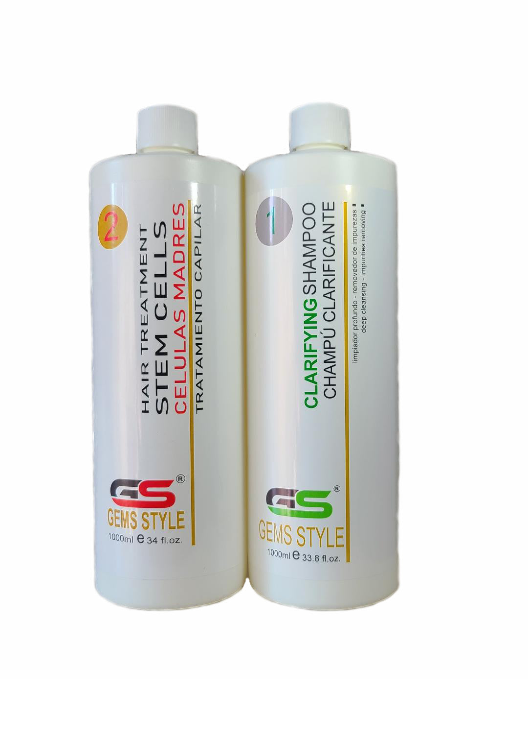 Hair Treatment with Stem Cells for Brown Hair - 33 oz / 1 L - Repairs & Smooths