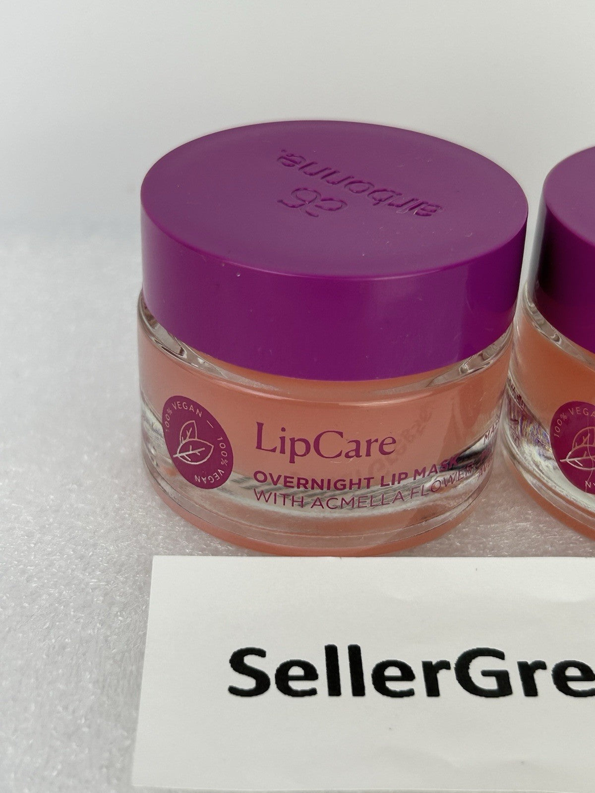 Overnight Lip Mask for Chapped Lips with Acmella Flower - 2 Pack