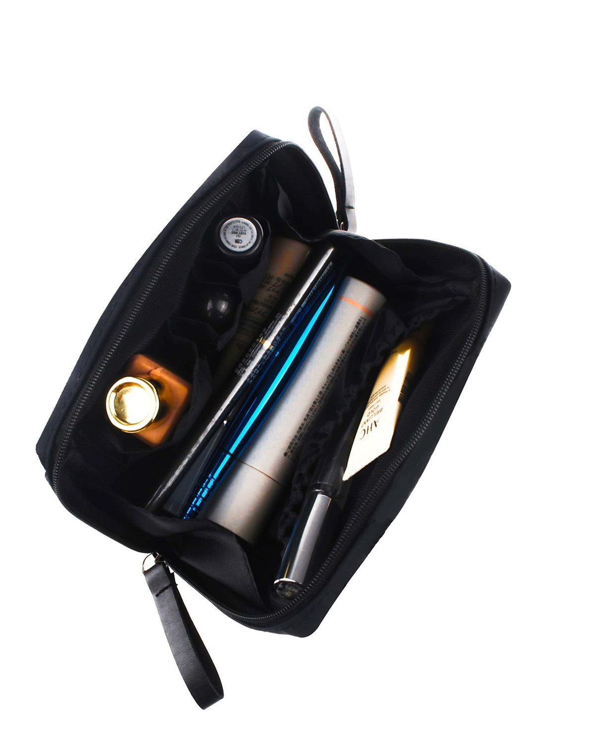 Small Waterproof Makeup Bag for Travel and Purse Storage - Portable Cosmetic Organizer