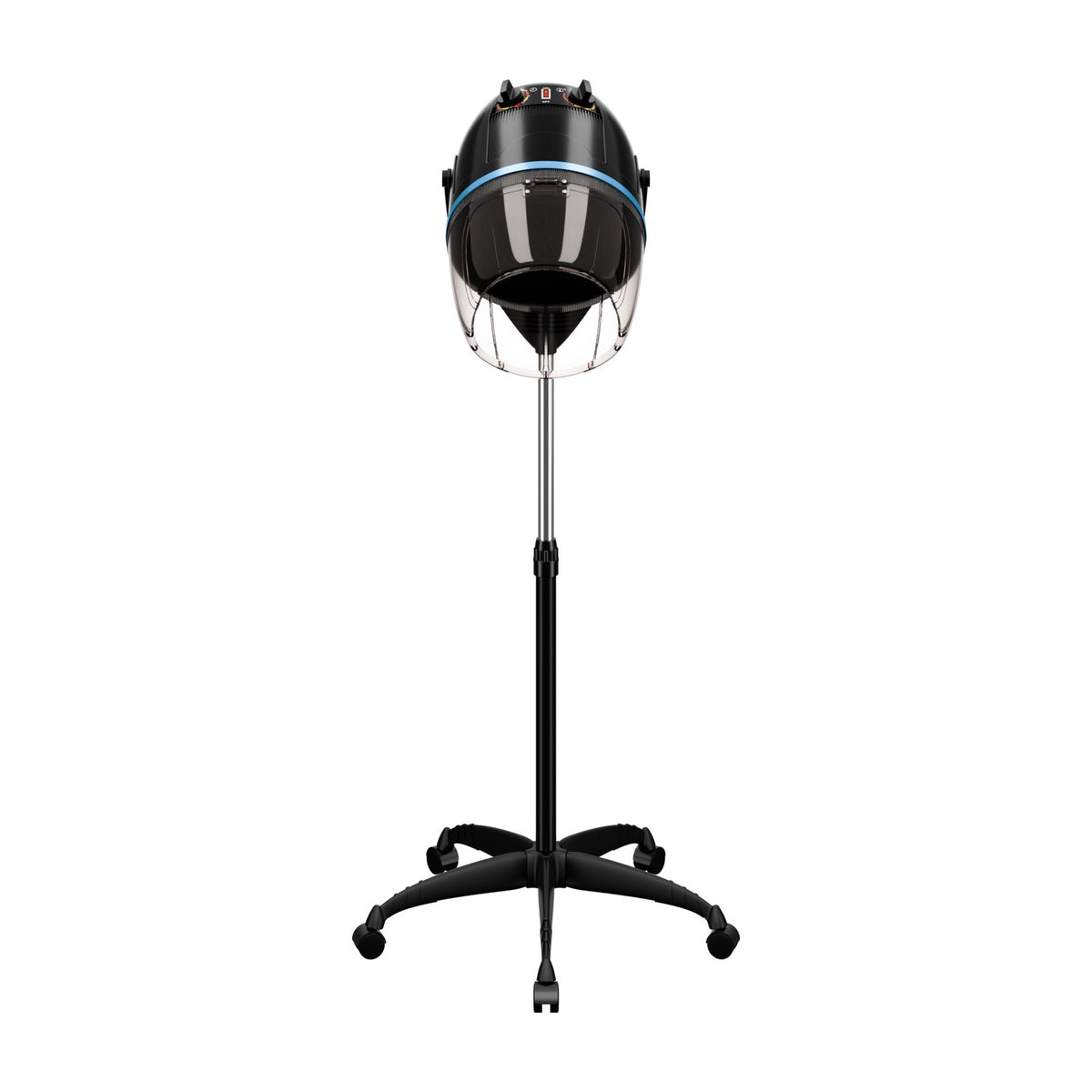 Hooded Hair Dryer Rolling Salon Bonnet 1300W Standing Adjustable