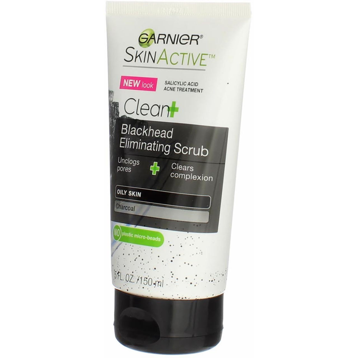 Blackhead-Removing Charcoal Face Scrub Pack - Oil-Free, Salicylic Acid, Oily Skin