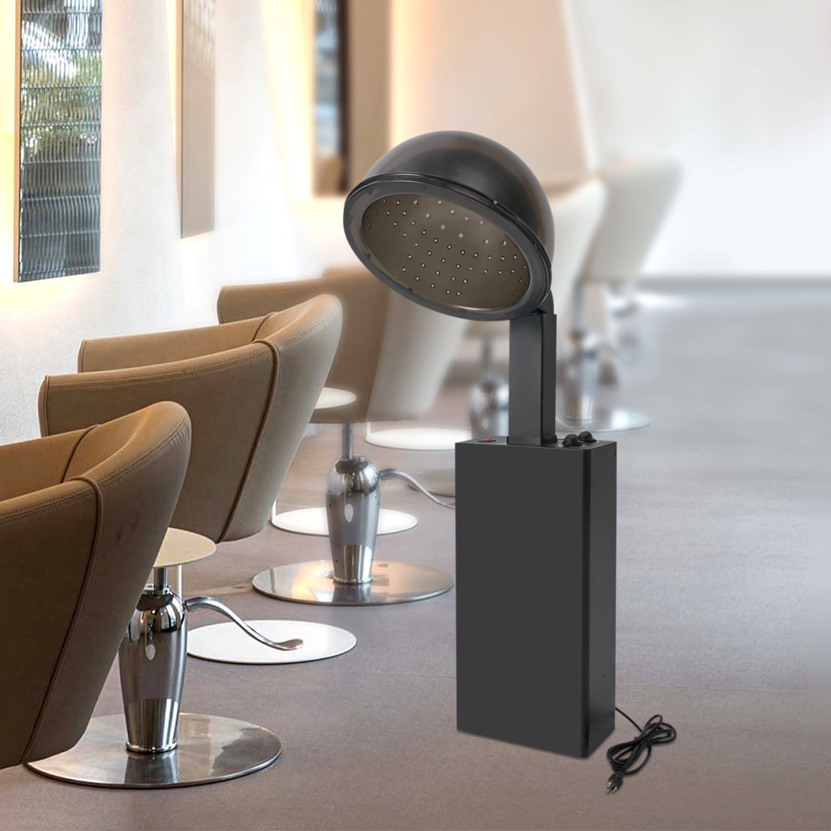 Professional Hooded Hair Dryer Stand-Up Salon Hair Styling Dryer