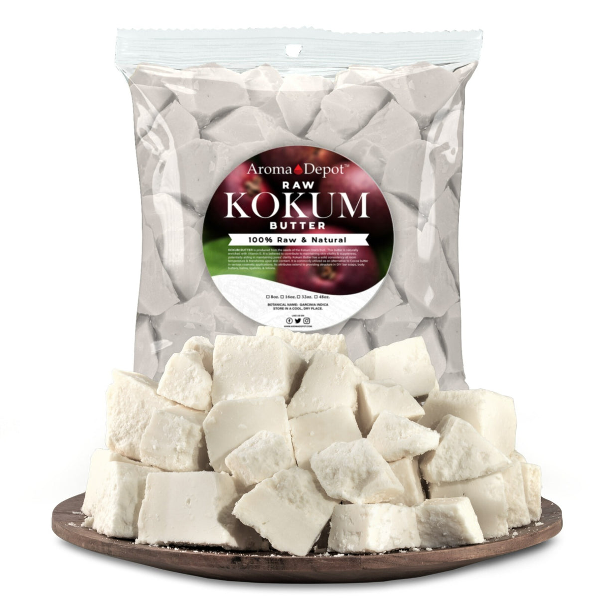 Kokum Butter 100% Pure Raw Cold Pressed Natural