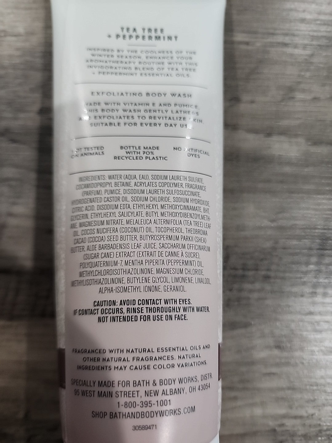 Tea Tree & Peppermint Body Wash - 8oz