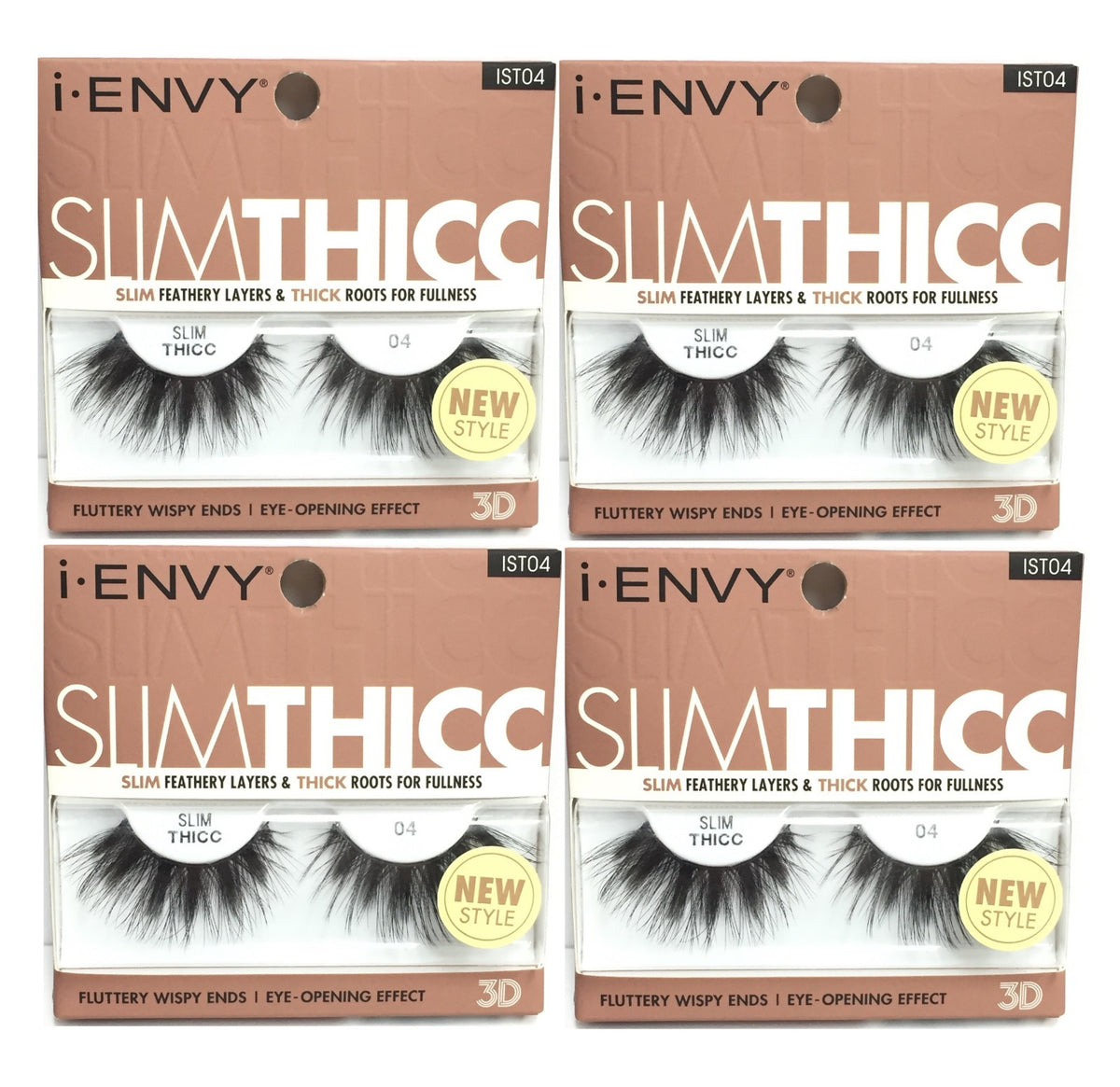 Kiss i-ENVY Slim Thicc Lip Balm Set - 4 Pack, IST04