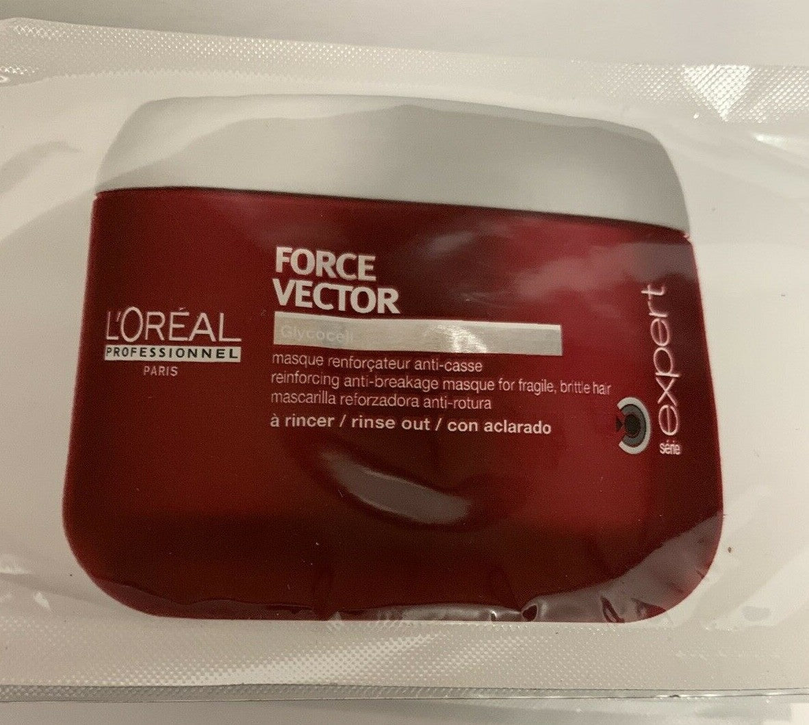 L'Oreal Glycocell Expert Force Vector Hair Mask Pack - 20 x 15ml Travel & Gym Size