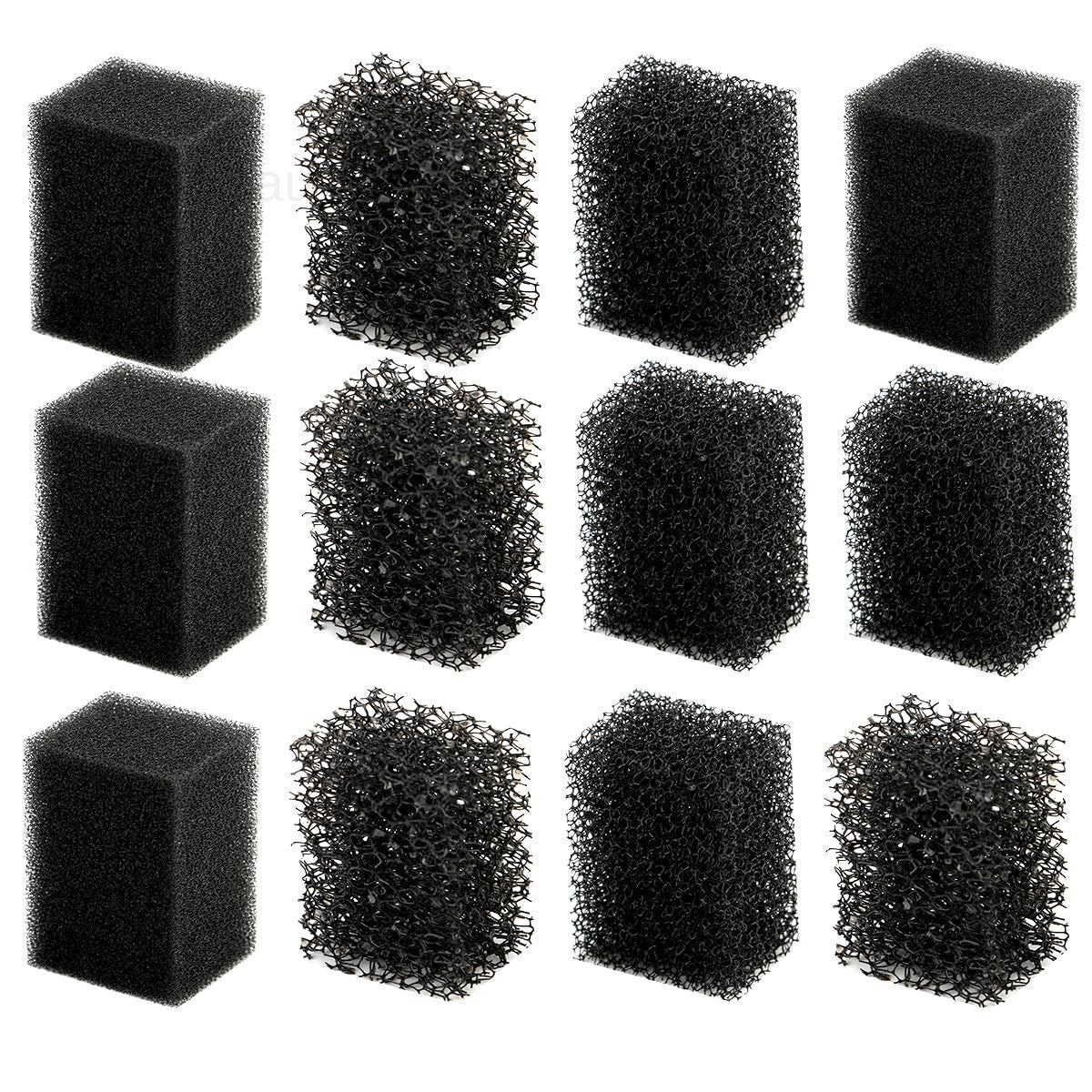 Special Effects Makeup Sponges Set - 12 Black Stipple Texturing Tools